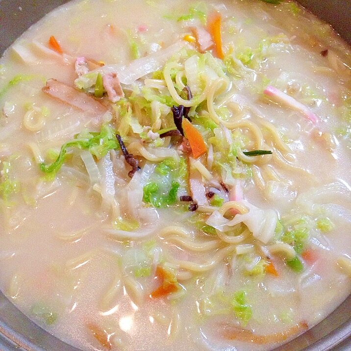 かさ増し！ちゃんぽん麺♪